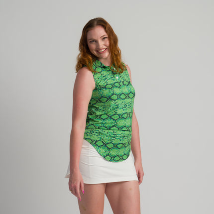 Docelli Snake Print Polo