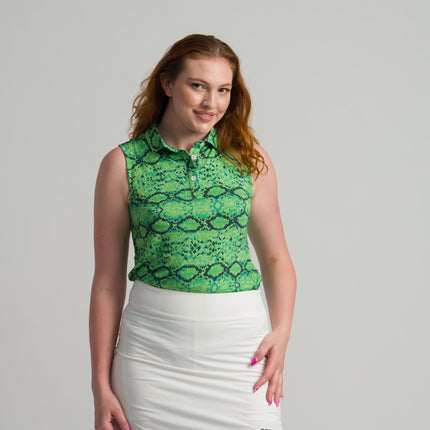 Docelli Snake Print Polo