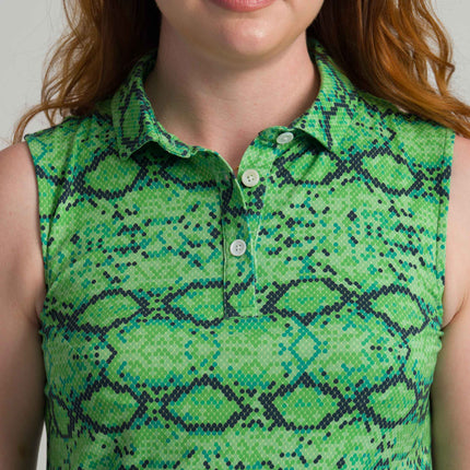 Docelli Snake Print Polo