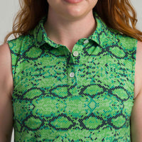 Docelli Snake Print Polo