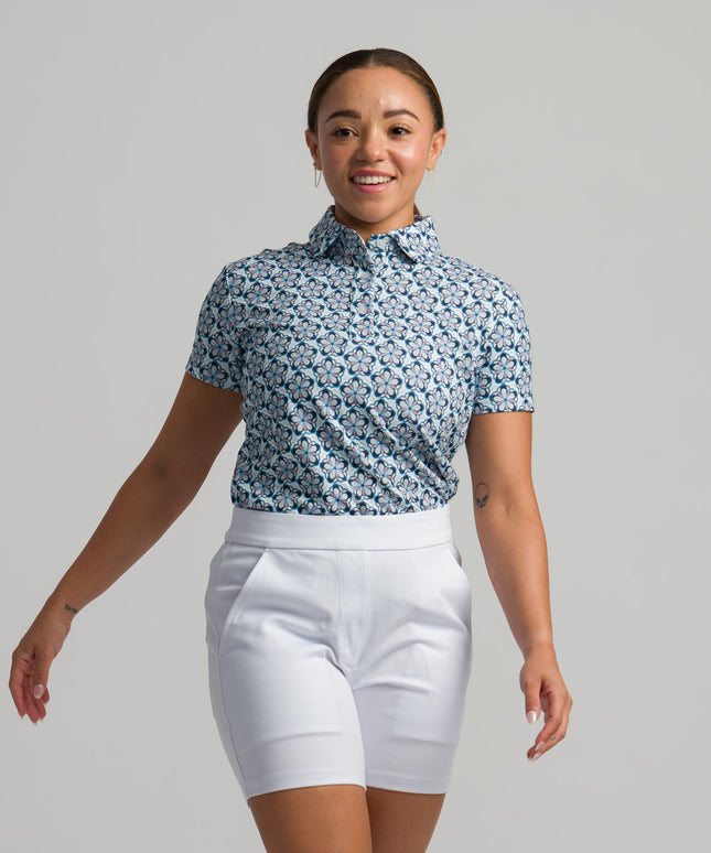 Docelli Bamboo Printed Polo